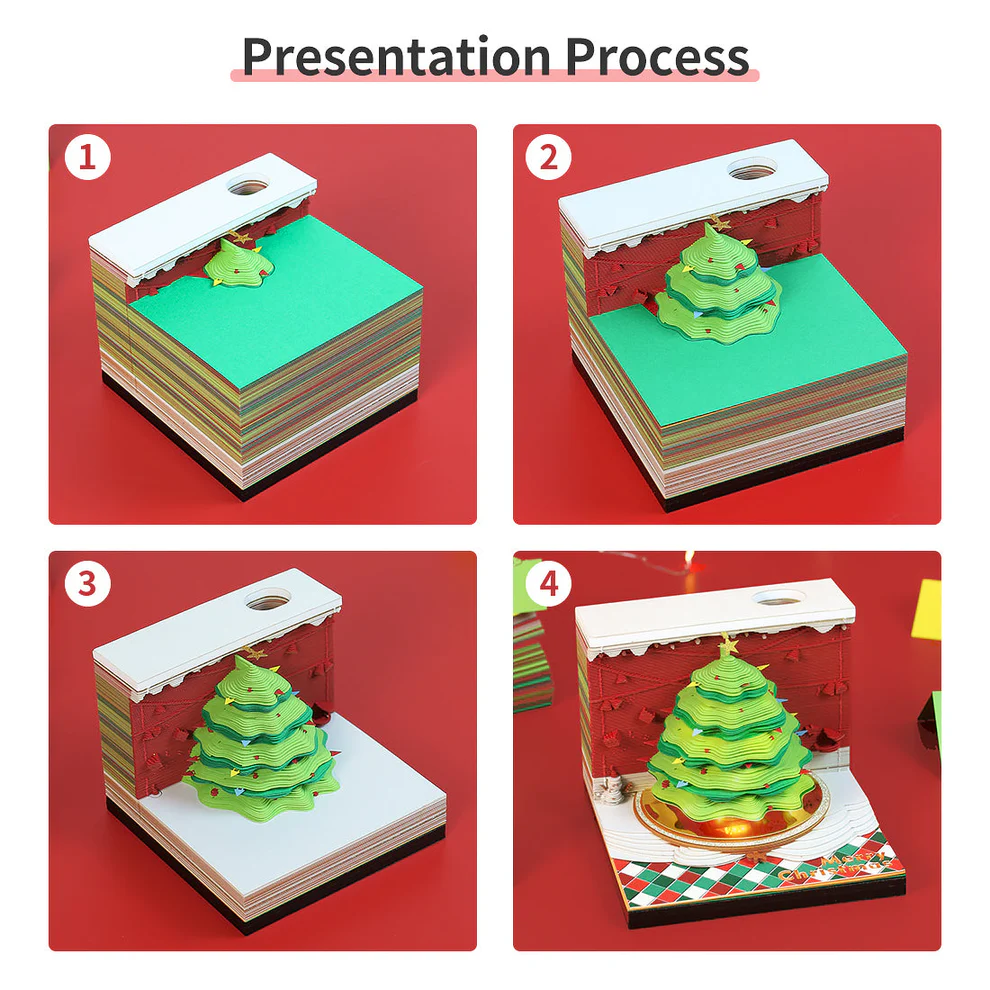 Christmas Tree Omoshiroi Notepad
