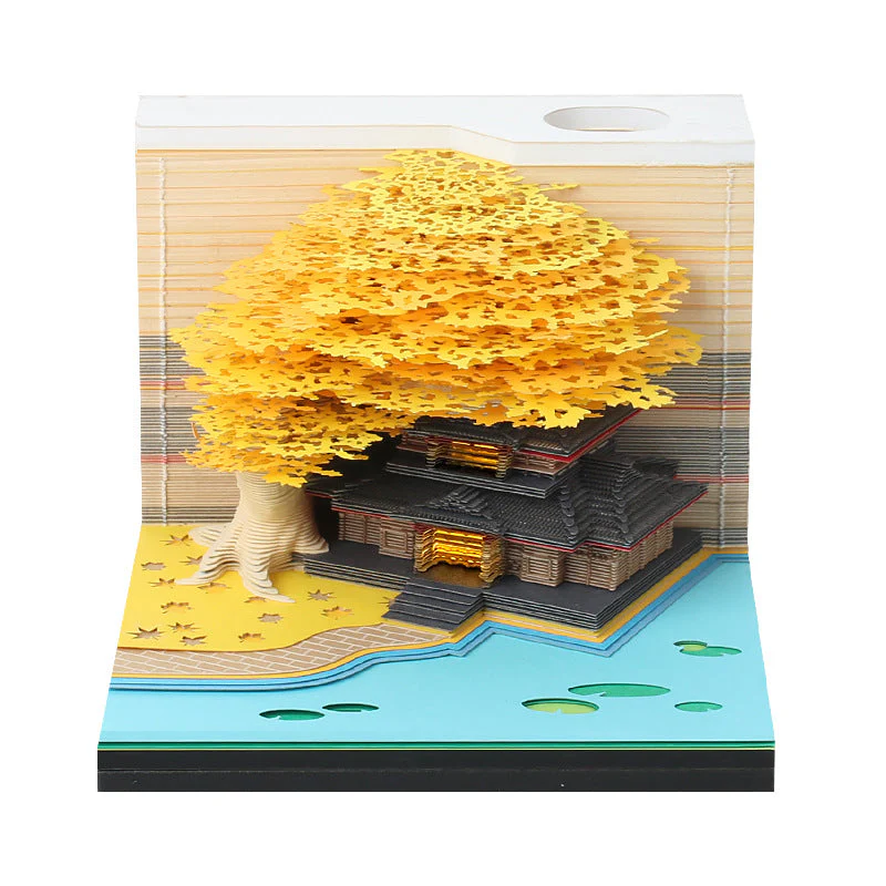 Sakura Temple Omoshiroi Notepad